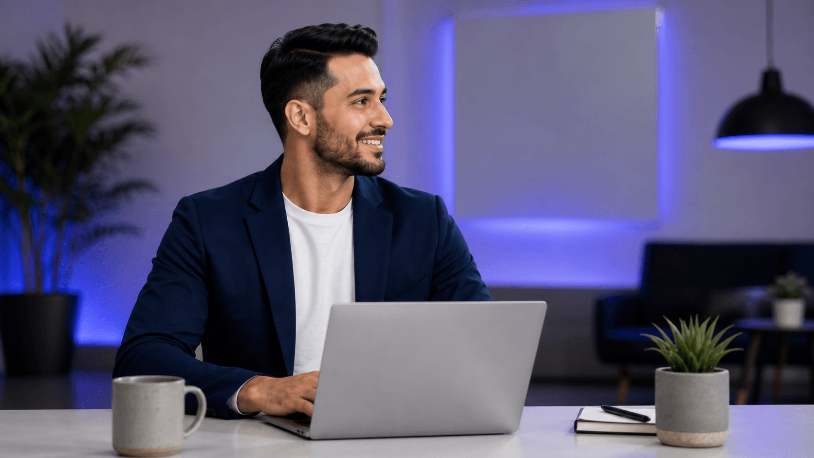 Creative director working in a modern studio